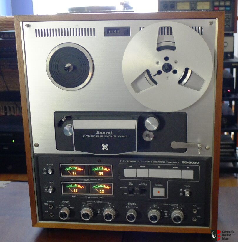 Sansui SD-3030 Stereo/Quadraphonic Auto-Reverse Reel to Reel Tape Deck  Photo #2564379 - Canuck Audio Mart