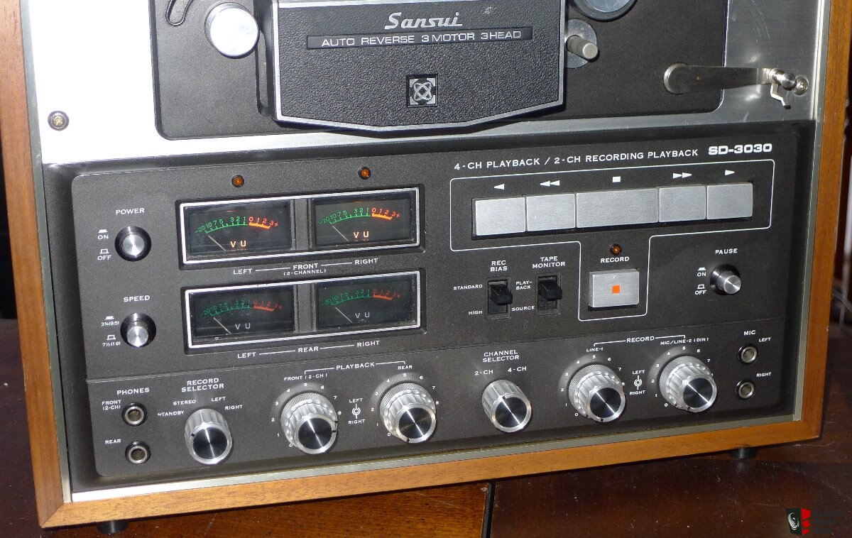 Sansui SD-3030 Stereo/Quadraphonic Auto-Reverse Reel to Reel Tape Deck  Photo #2564381 - US Audio Mart