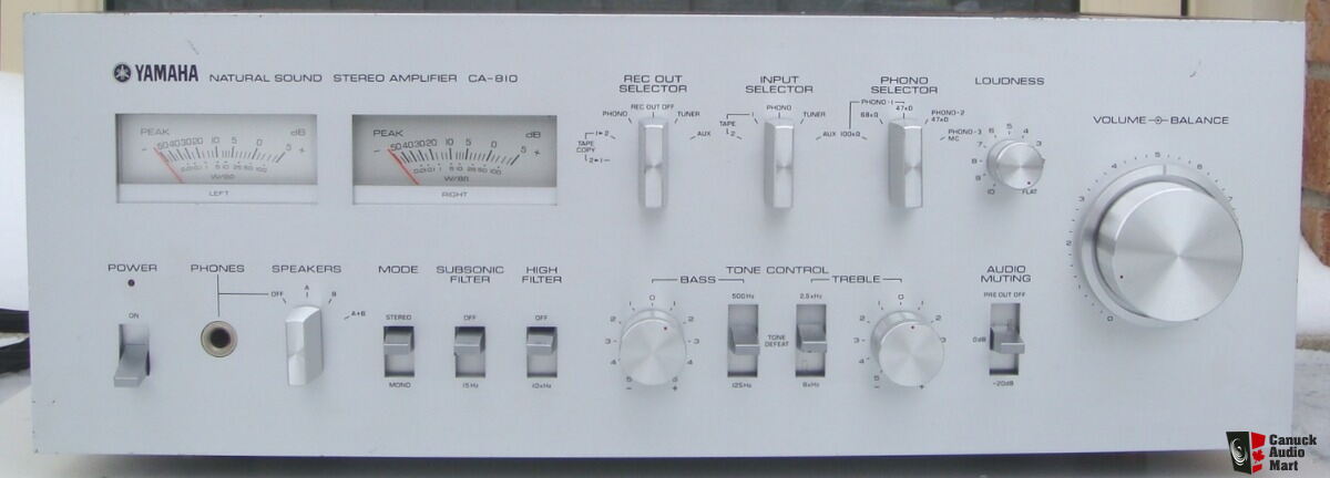 Yamaha CA-810 Stereo Integrated Amplifier + Owner's/ Operating and Sns-Brigh10