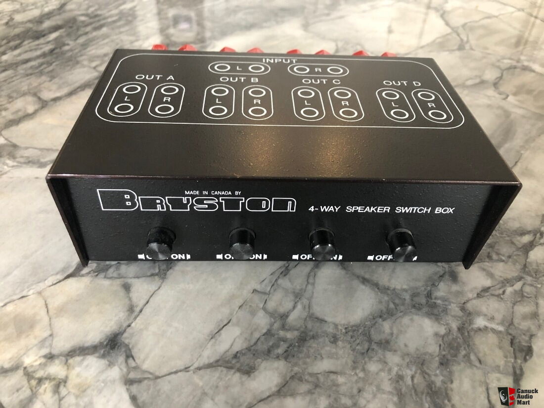 Bryston 4 way Speaker Switch Box Photo 2569902 Canuck Audio Mart