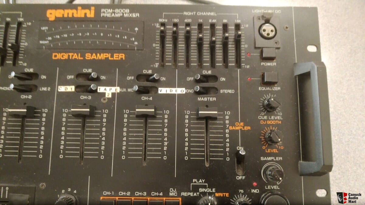 Gemini Digital Sampler Preamp Mixer PDM-6008 Photo #2571347 - US