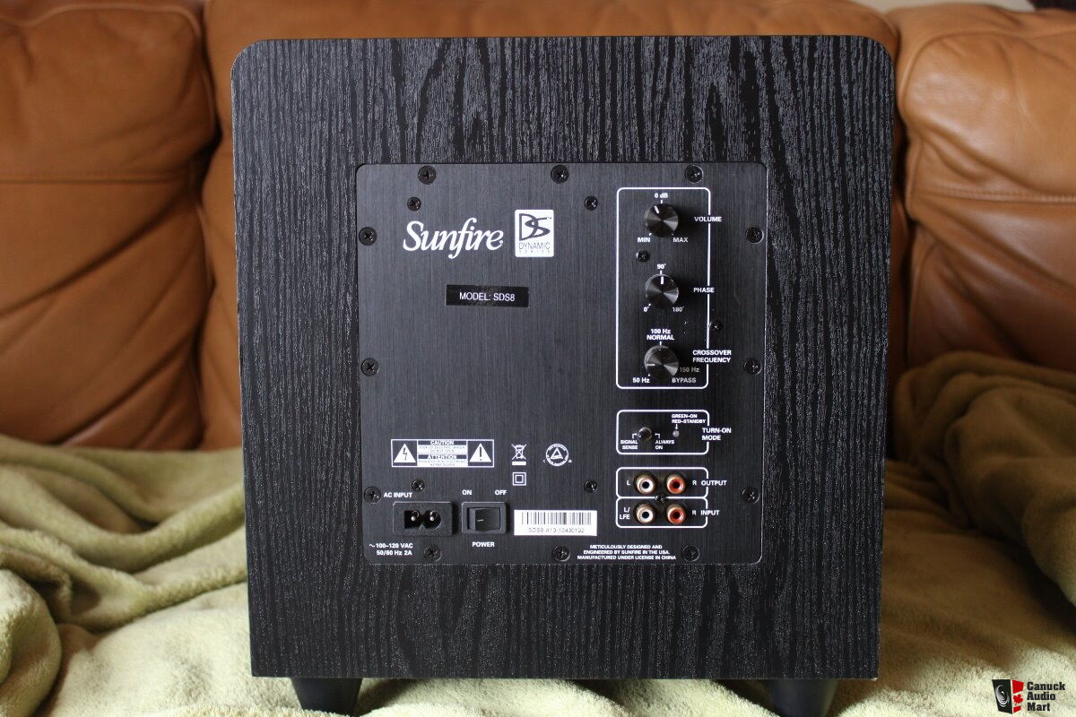 Sunfire SDS8 powered subwoofer Photo 2573512 Canuck Audio Mart
