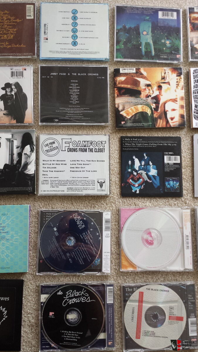 The Black Crowes CD Collection Albums Singles Bootlegs Photo #2588539 ...