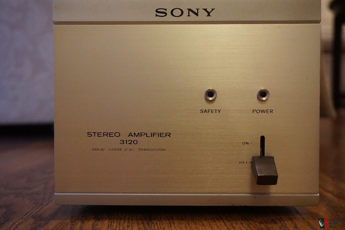 動作良好】SONY TA-3120 ステレオ パワーアンプ-