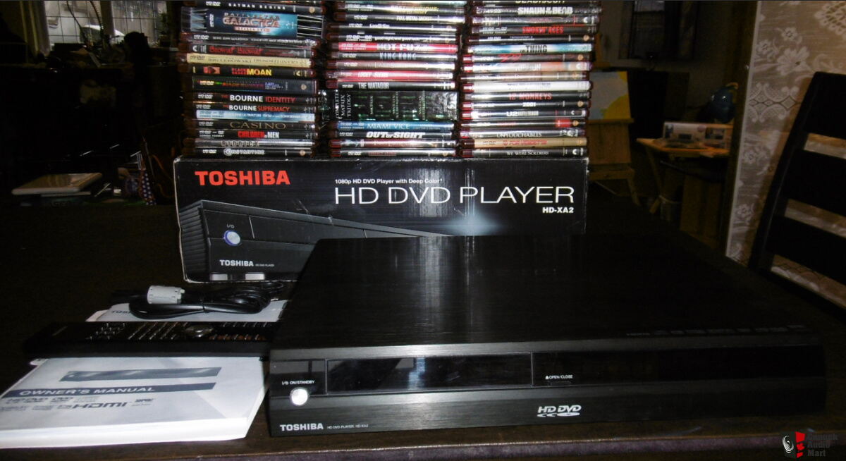 Sale pending to Bryan! 2x Toshiba HD-XA2 HD-DVD players + 57 HD