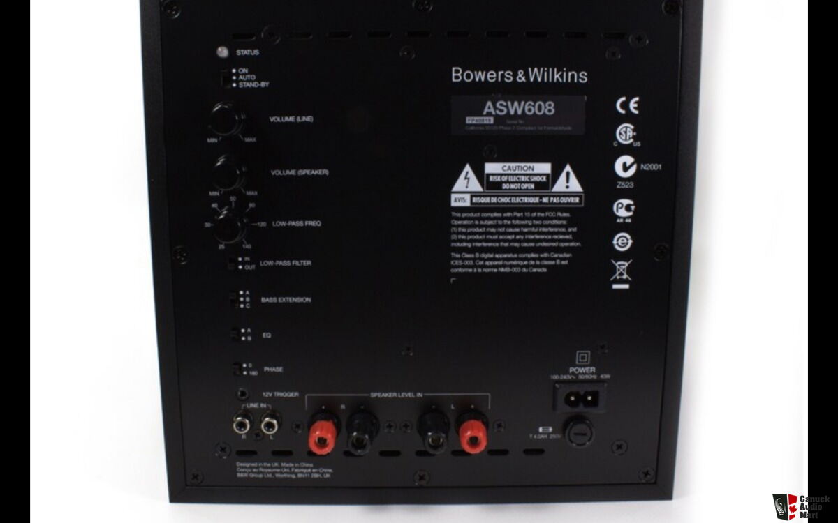 bowers and wilkins asw608