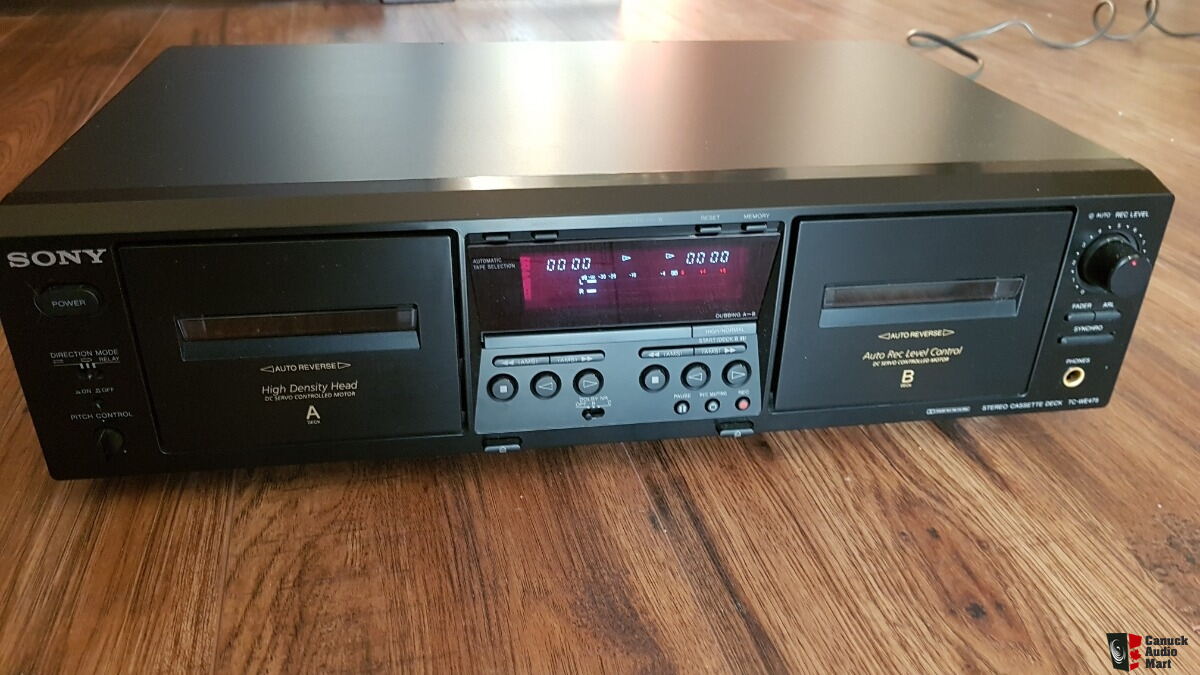 Sony Tc We475 Dual Cassette Tape Playerrecorder Photo 2598456 Uk Audio Mart