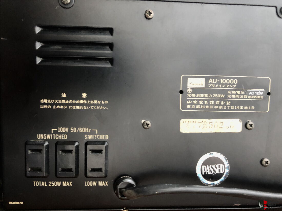 Sansui AU 10000 Integrated Amplifier Photo #2613903 - Canuck Audio