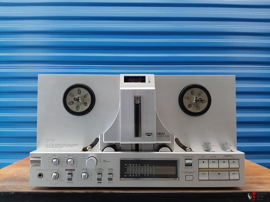 Great Condition Akai Gx 77 Reel To Reel Tape Player Works For Sale Canuck Audio Mart