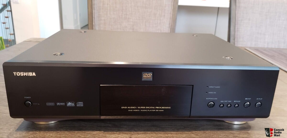 SOLD: Toshiba SD-9200 DVD-Audio/Video/CD player Stereophile Class 