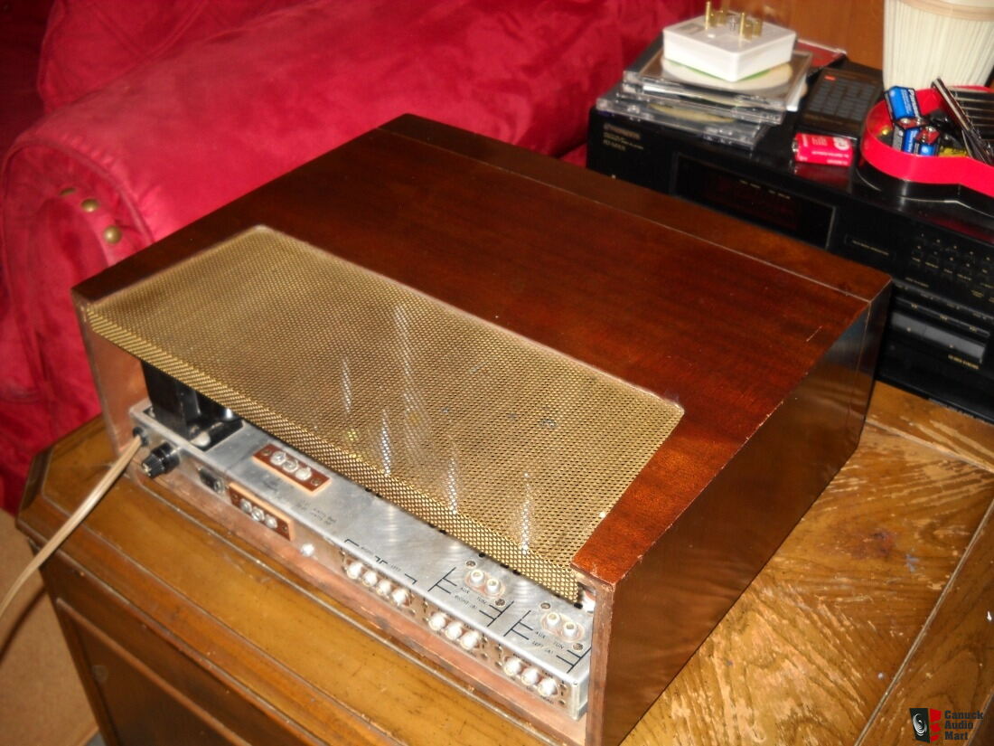 Fisher X100a Stereo Control Amplifier with Wood Case Photo 2684369