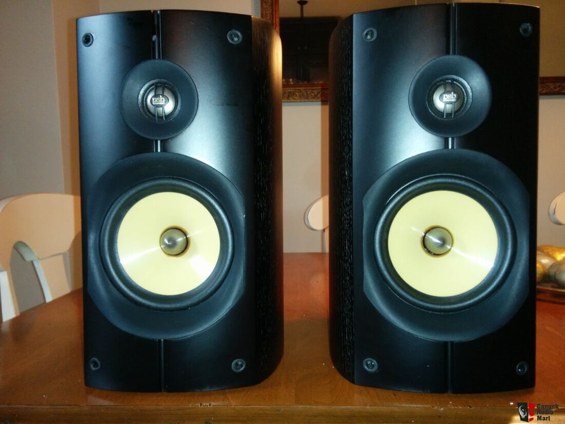 PSB Imagine B Speakers Black Ash Photo #2733450 - Canuck Audio Mart