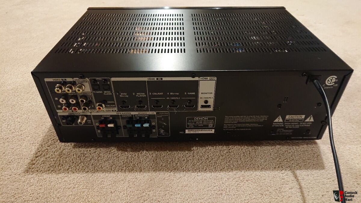 Denon AVRS510BT Home Theater receiver Photo 2734950 UK Audio Mart