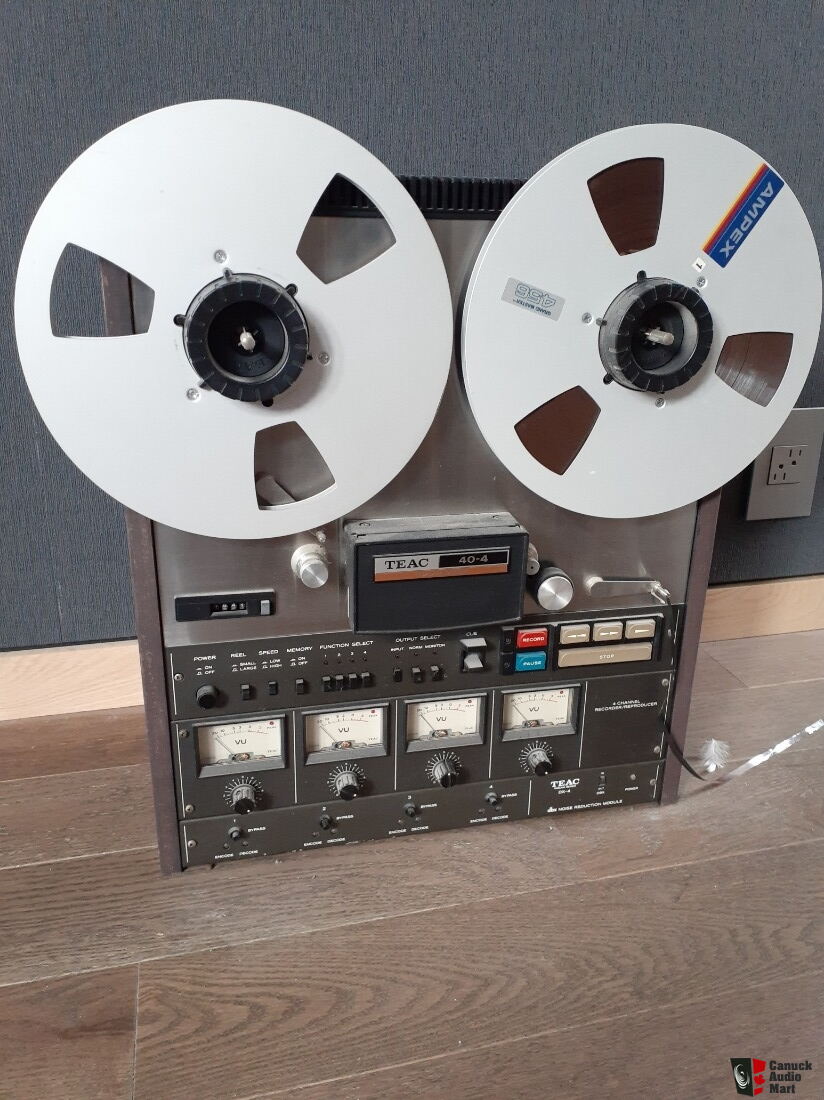 TEAC Tascam Series 40-4 10.5 inch 4 channel quadrophonic reel to reel tape  deck recorder Photo #2126554 - Canuck Audio Mart