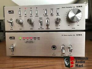 AIWA SA-C22 PRE-Amp & P22 Toroidal Power Amplifier Japan