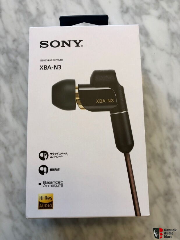 Sony XBA-N3 w/Sony MUC-M12SM2 Silver Coated OFC Cable - Price Drop