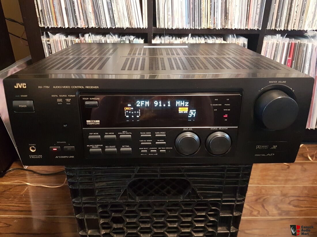 JVC RX-778VBK 5.1 Home Theater Receiver For Sale - Aussie Audio Mart