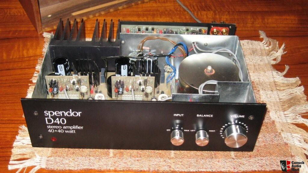 Spendor D40 amplifier (with Spendor BC1 