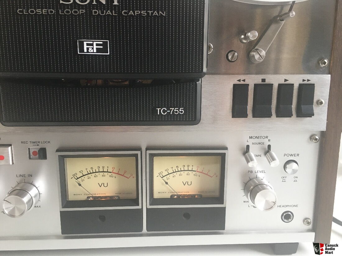 Sony TC-755 Open reel tape deck w/box- serviced Photo #2772459 - US Audio  Mart