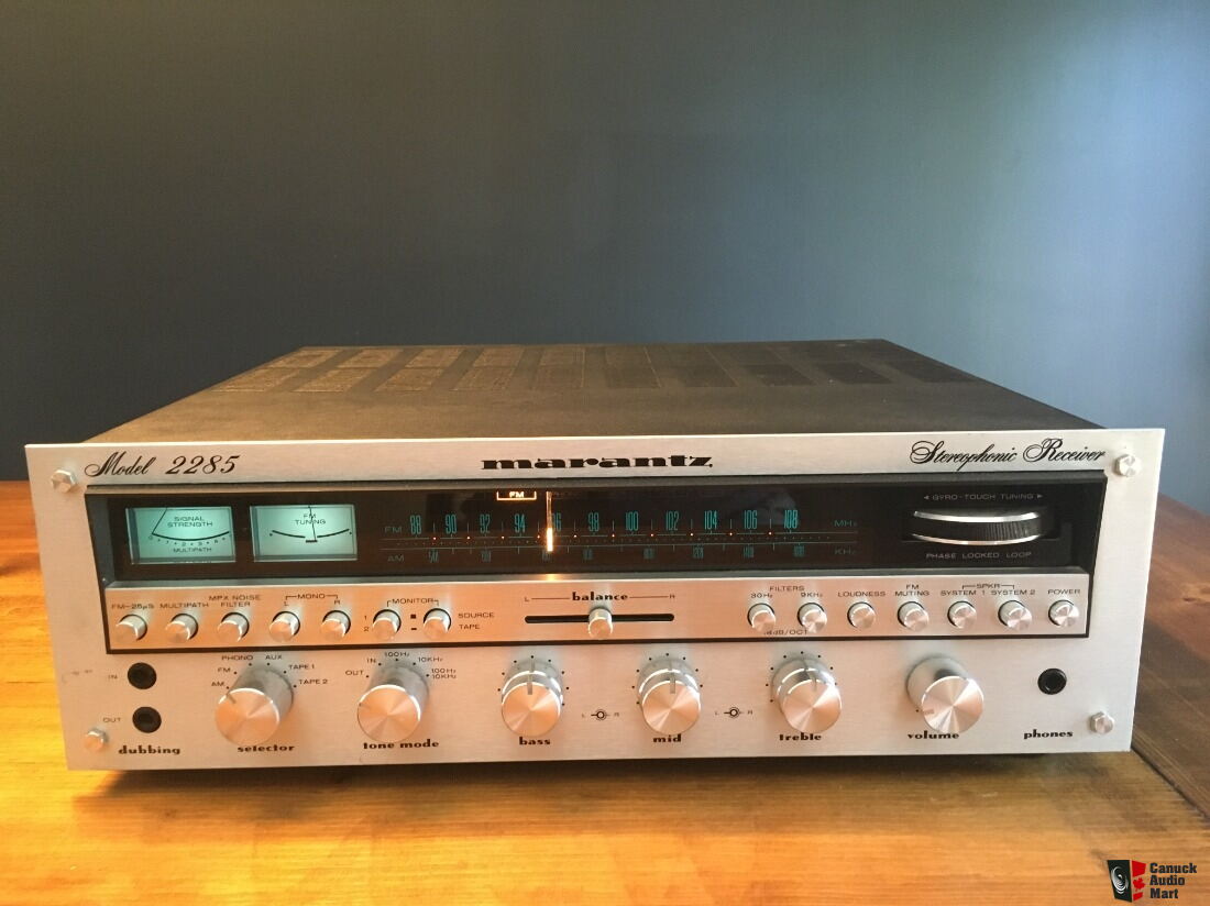 Marantz 2285 Stereophonic Receiver & Yamaha PX-2 Turntable Photo ...