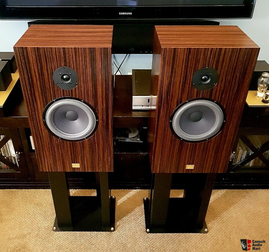 Audio Note AN-J LX Speakers in Makassar Finish with Stands Photo ...