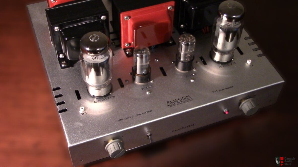 Fluxion Kt120 Kt88 6l6gc Compatible Se Tube Amplifier Model F 1 17w Ch Ultra Linear Photo 3381