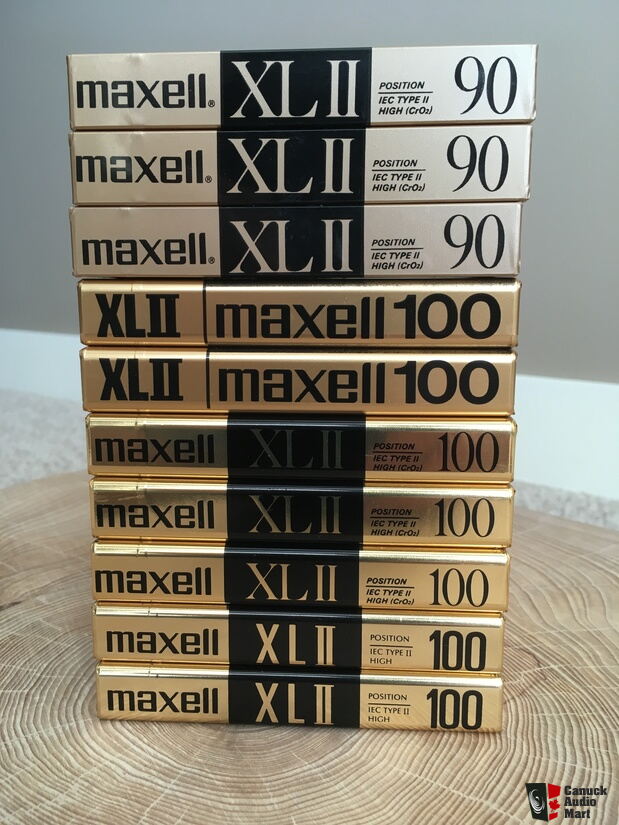 Maxell XLII 100 & XLII 90 (NOS) chrome cassette sampler bundle (10  cassettes) Photo #2812827 - US Audio Mart