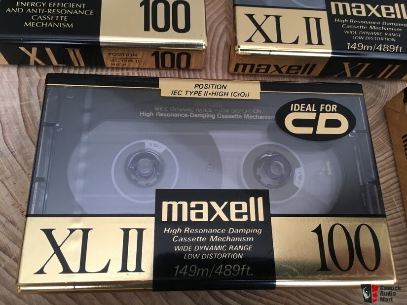 Maxell XLII 100 & XLII 90 (NOS) chrome cassette sampler bundle (10  cassettes) Photo #2812827 - US Audio Mart