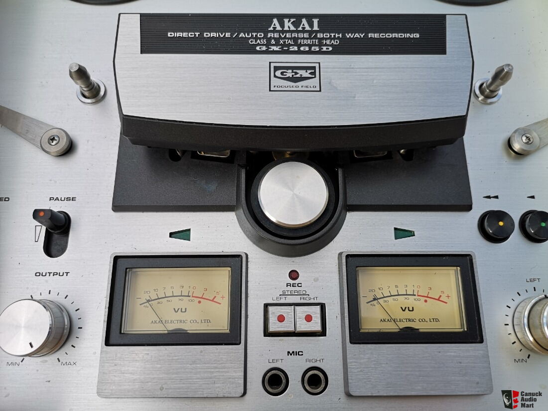 Vintage Gx-265d Reel to Reel Tape Player Recorder from Akai