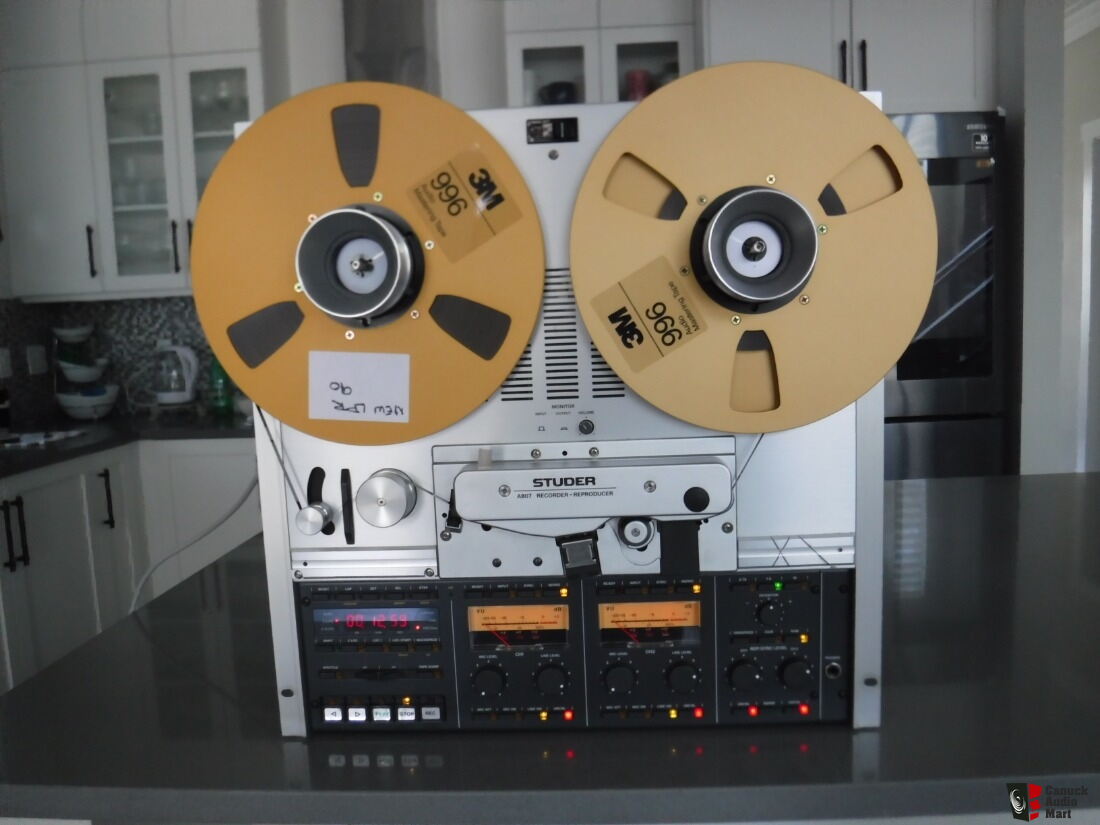 Studer A 810 professional tape deck in perfect working and looking  condition For Sale - Canuck Audio Mart