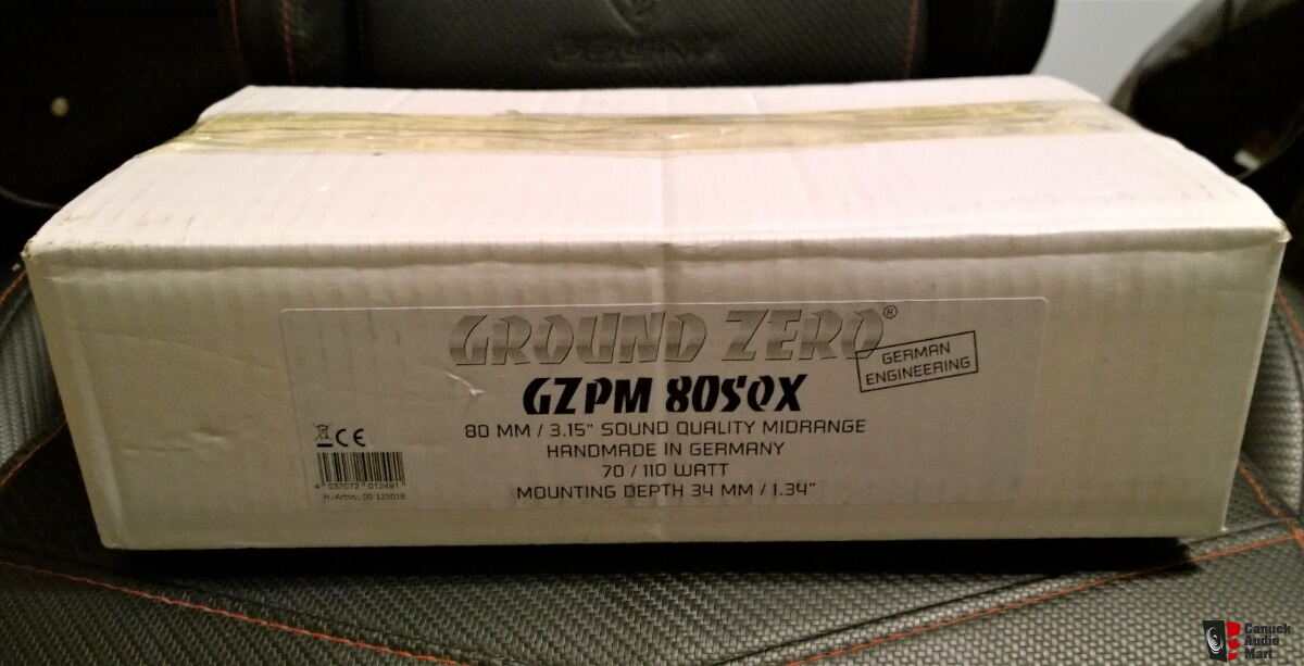 Ground Zero GZPM 80SQX Midranage Car Speakers