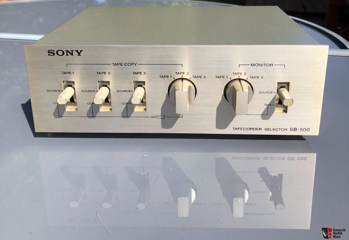 SONY テープデッキセレクター SB-500 ソニー ▽ 66AEB-4 - オーディオ機器