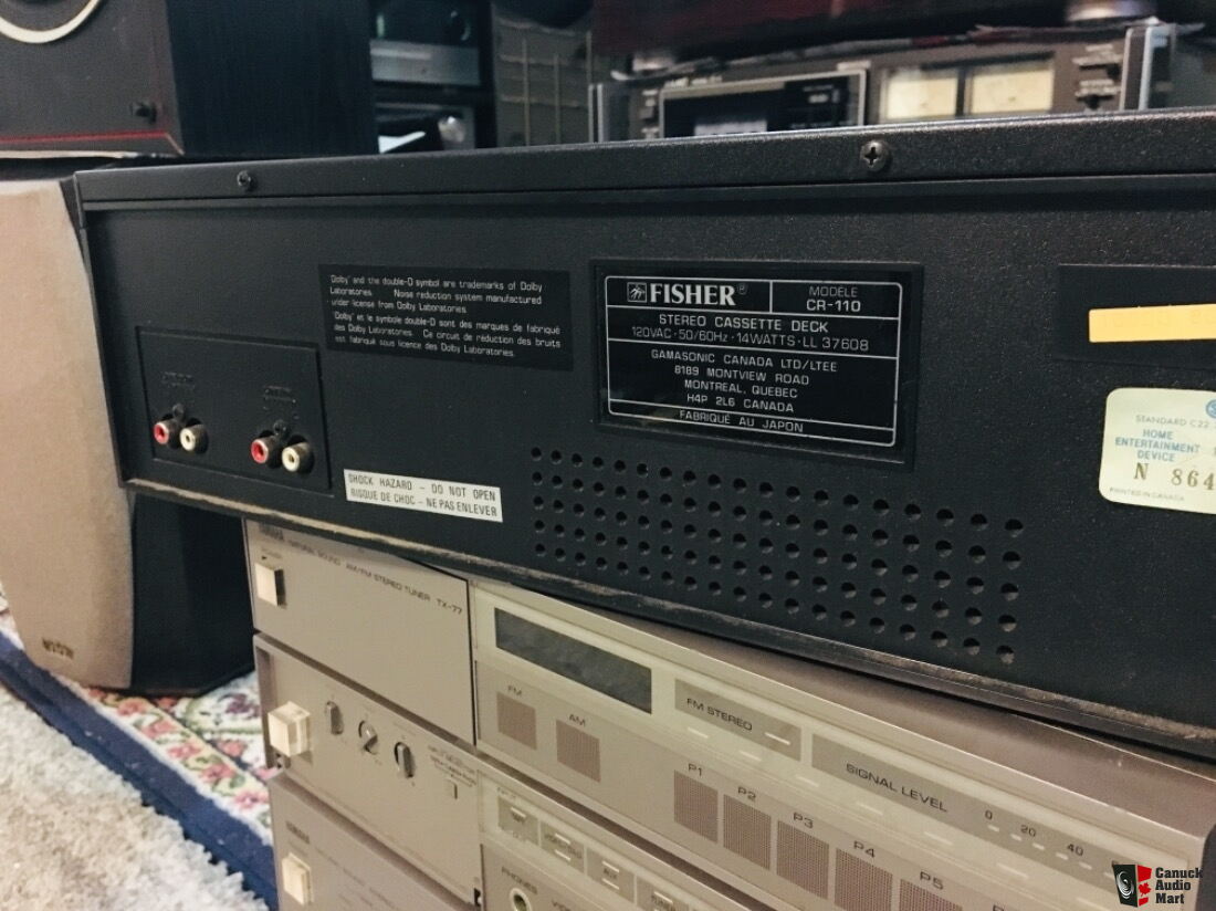 SHARP RT-100 STEREO Cassette Deck TESTED Vintage LED VU-Meters Metal