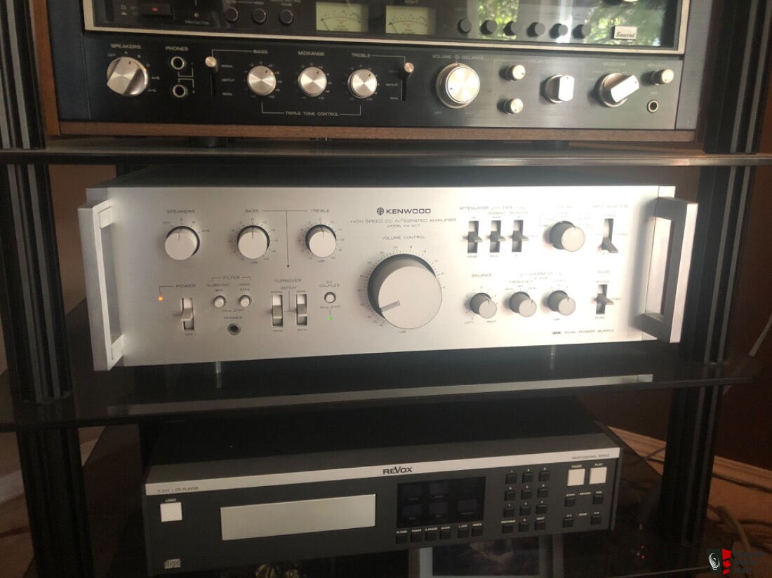 Rare. Mint. Kenwood KA907 dual mono integrated amplifier Photo
