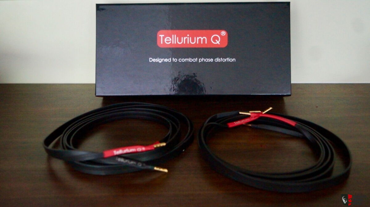 Tellurium Q Black II Speaker Cable (8 foot pair) For Sale Canuck