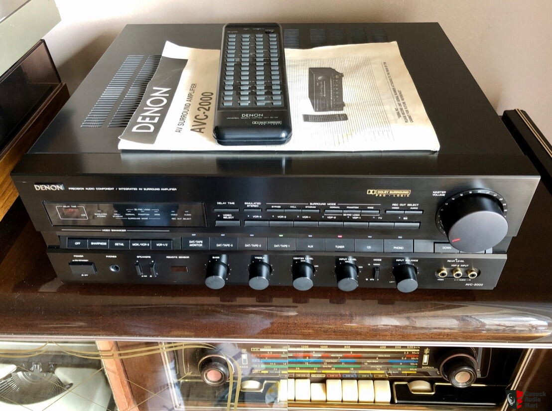 1989 Denon AVC-2000 Integrated AV Amplifier with original