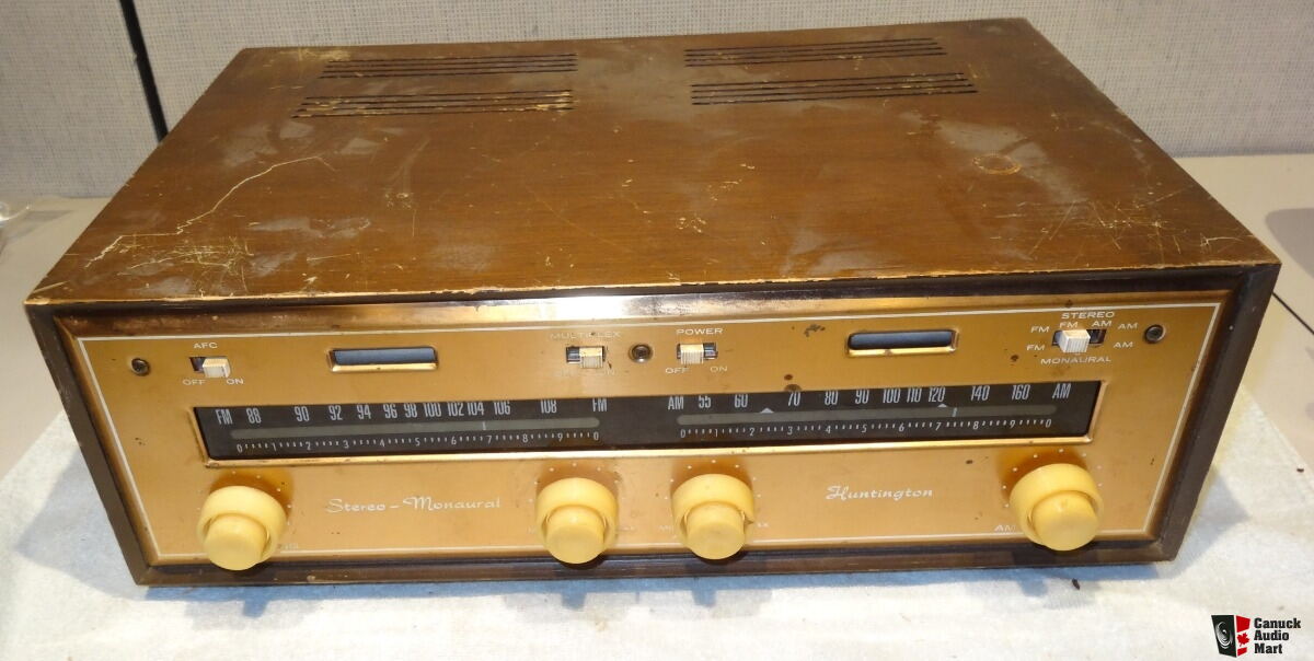 Shell Electronic ST-31 AM-FM Stereo tube tuner with wood case Photo ...