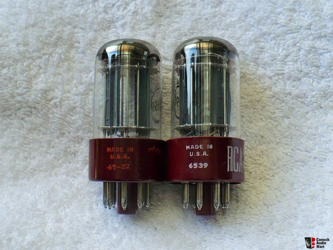 1 Vintage Pair Of RCA 5691 Red Base Preamplifier Tubes 10,000 Hour ...