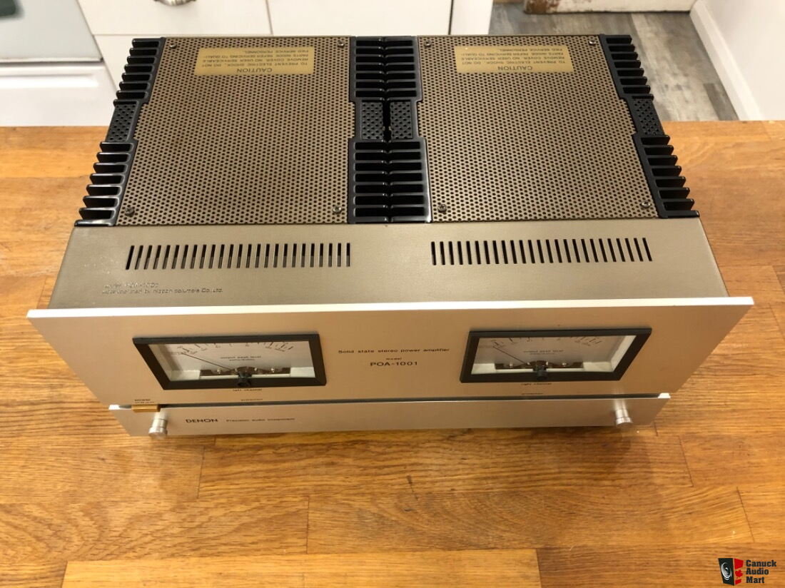 Denon POA-1001 DUAL MONO POWER Amplifier , clean,perfect working
