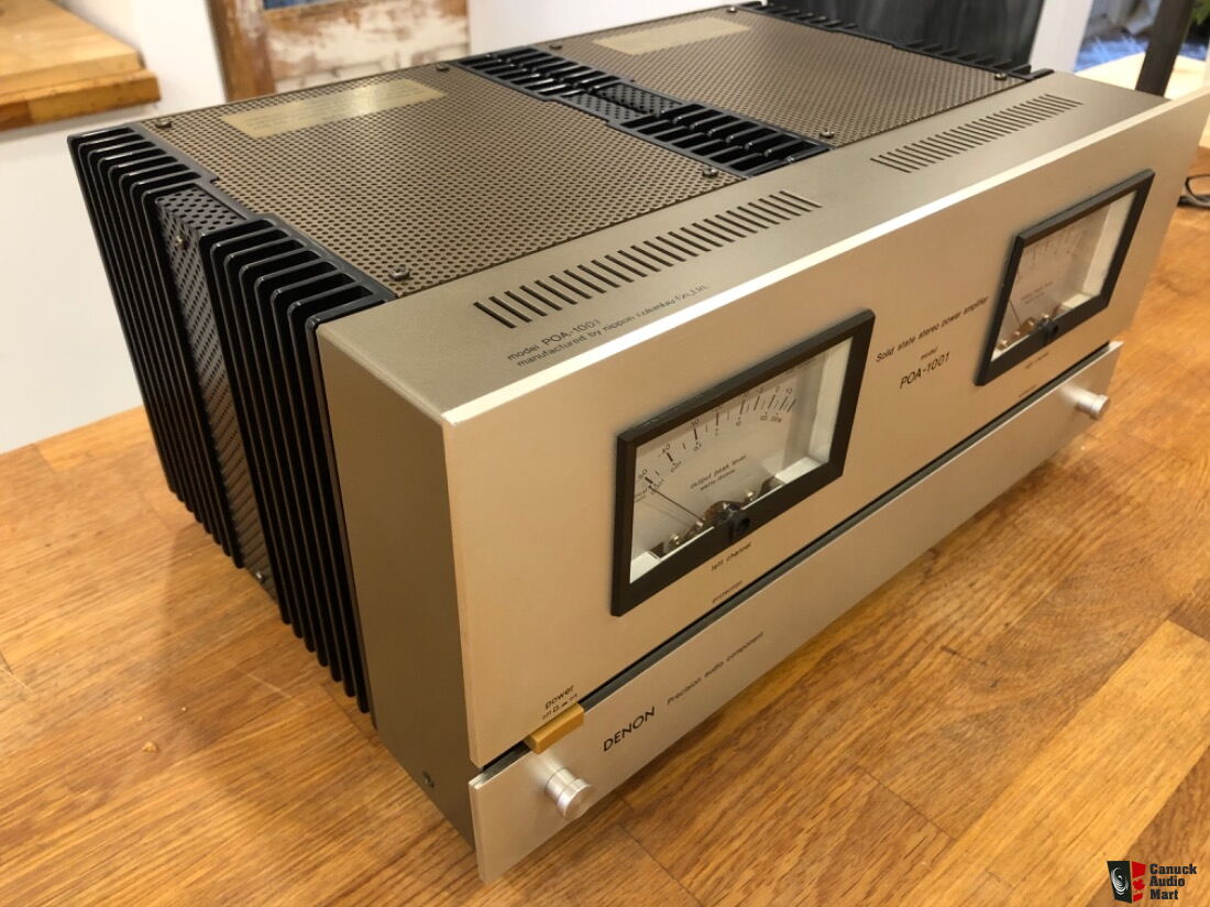 Denon POA-1001 DUAL MONO POWER Amplifier , clean,perfect working