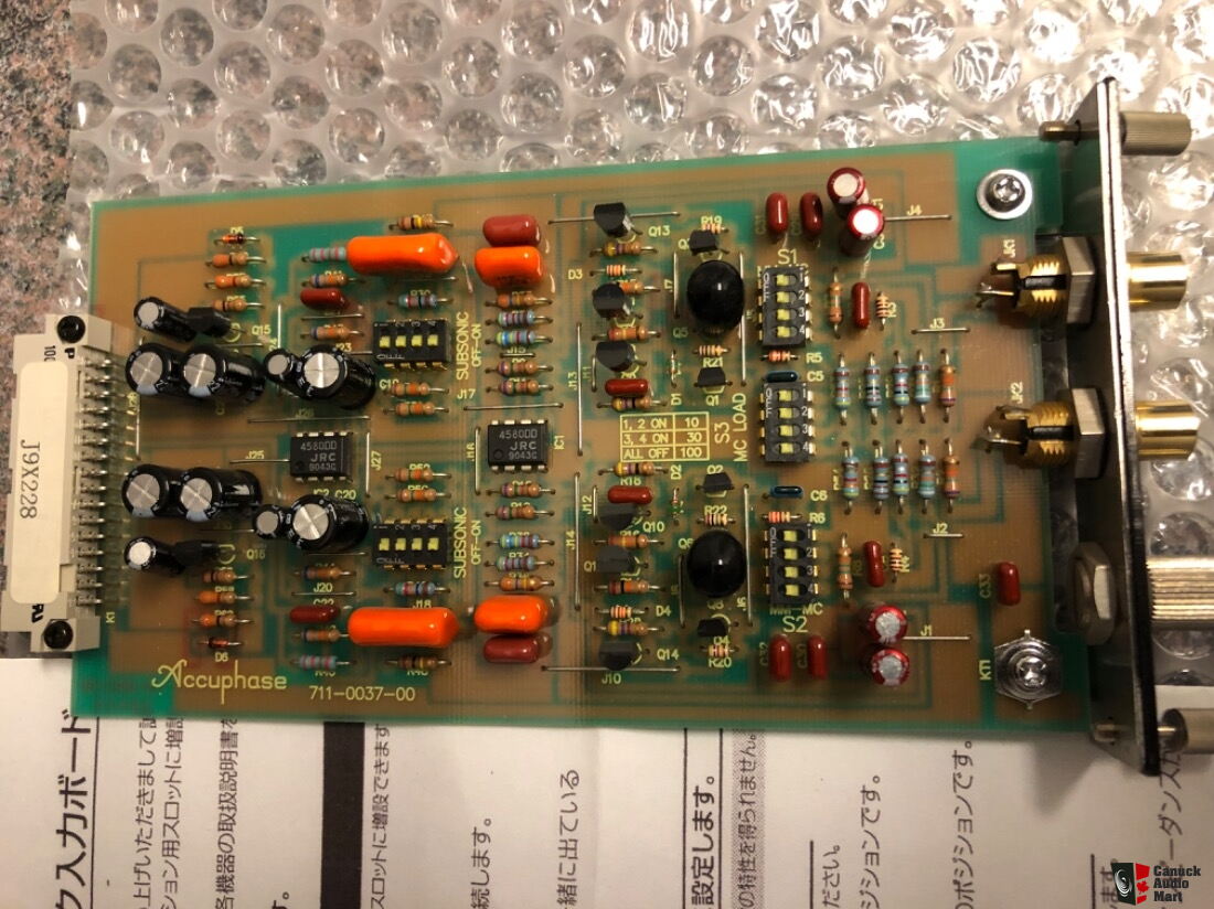 Accuphase AD-10 Phono Option board and DAC -30 Option board Photo