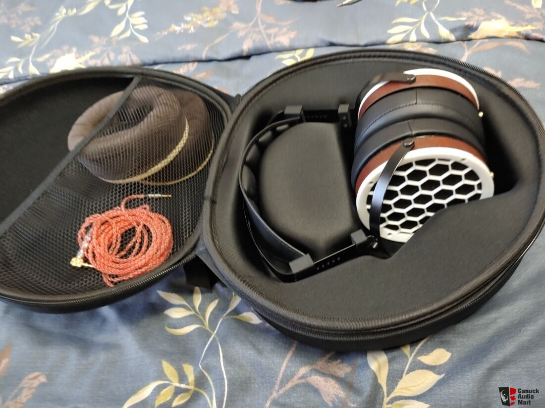 Monoprice M1060 Planar headphones with 3d printed grills and