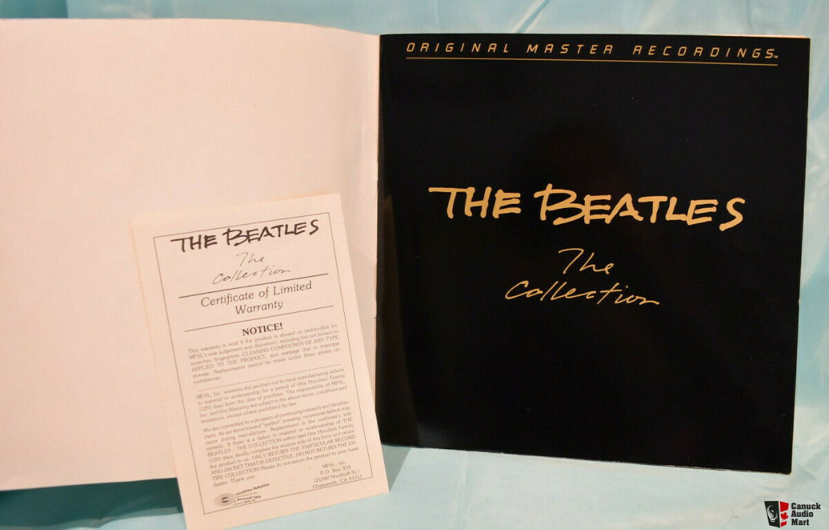 The BEATLES COLLECTION MFSL Original Master Recordings 14 LP