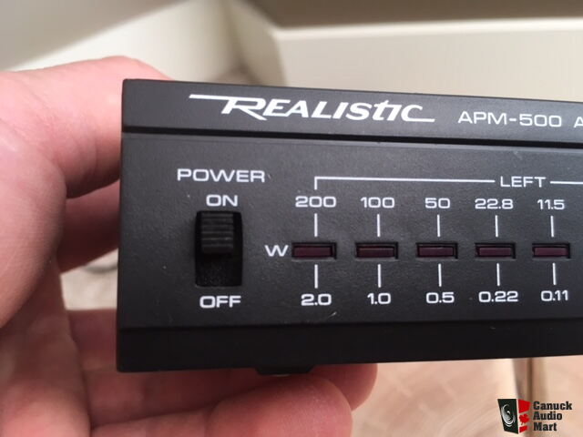 Realistic APM 500 Audio Power Meter Excellent Condition sold