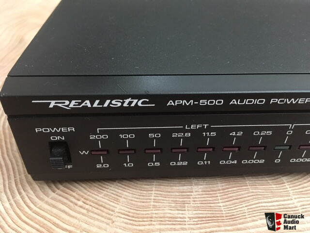 Realistic APM 500 Audio Power Meter Excellent Condition sold