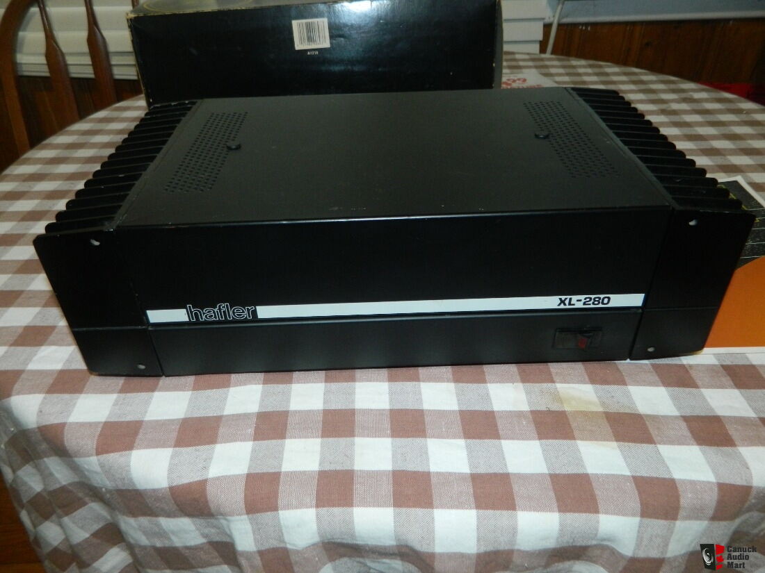 Hafler XL 280 Power Amp Nice Shape 145 Watts Rms