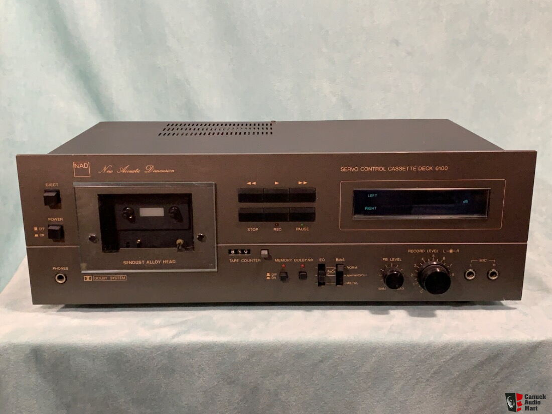 NAD 6100 New Acoustic Dimensions Cassette Deck Photo #2925647 - Canuck ...