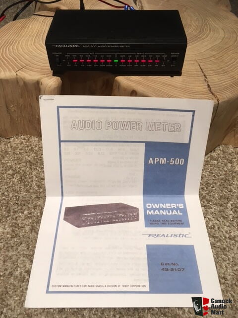 Realistic APM 500 Audio Power Meter Lovely Condition Photo