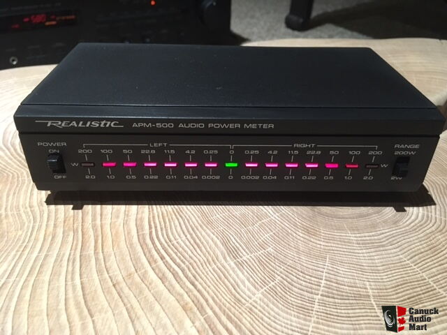 Realistic APM 500 Audio Power Meter Lovely Condition Photo