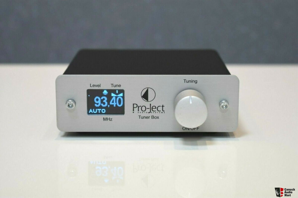 back Skillful echo Pro-Ject Tuner Box FM tuner Wanted - Canuck Audio Mart